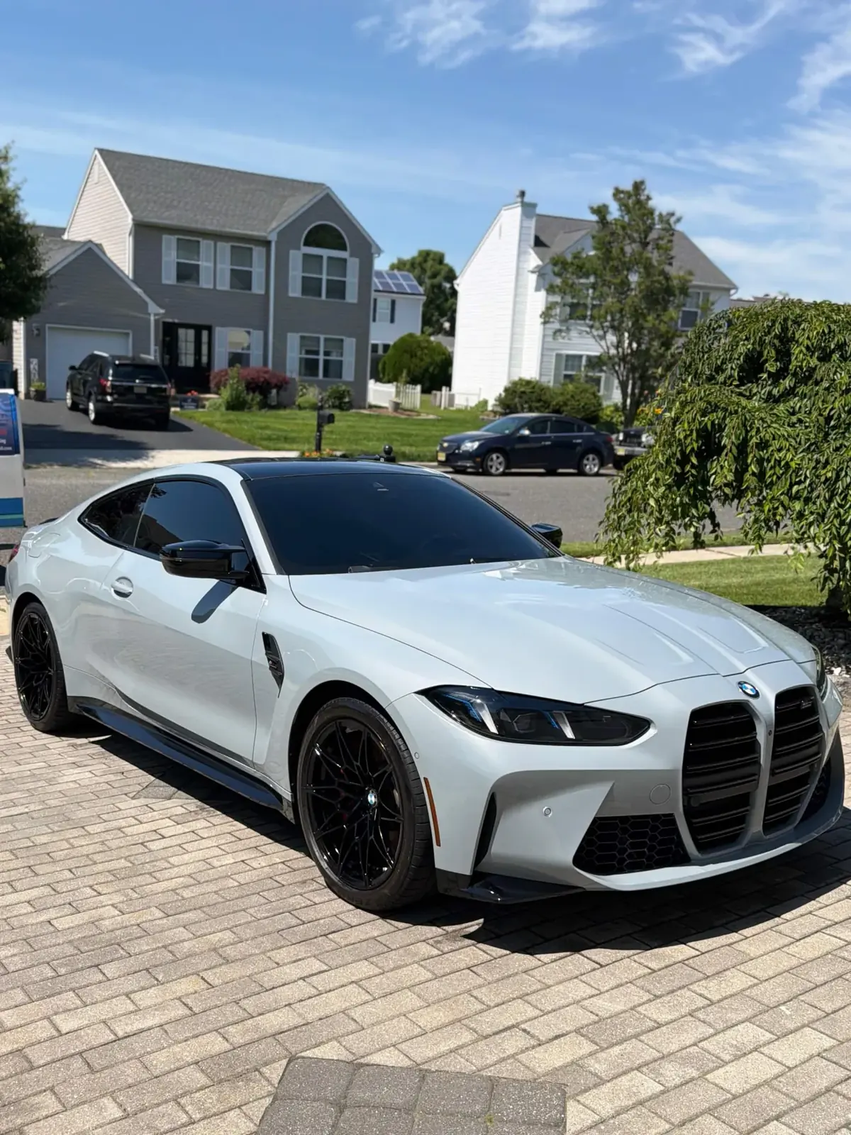 Brooklyn Grey BMW M4 in a driveway